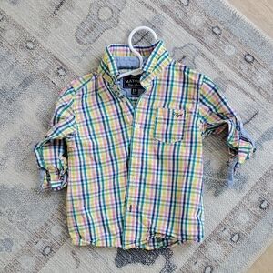 Mayoral Baby Boys Plaid Button-up Shirt Sz18m